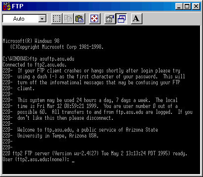 Command-based FTP