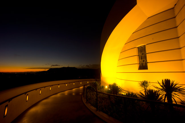 Griffith observatory in LA