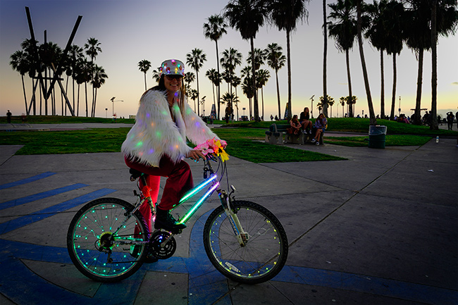 Venice electric light bicycle