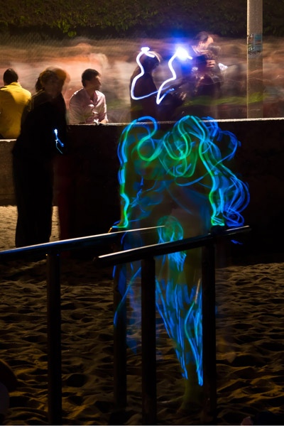 Glow art 2013 in Santa Monica